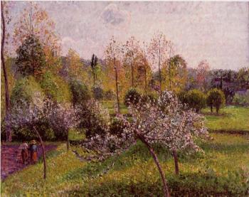 卡米耶 畢沙羅 Flowering Apple Trees at Eragny